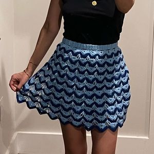 Wool handwoven apron